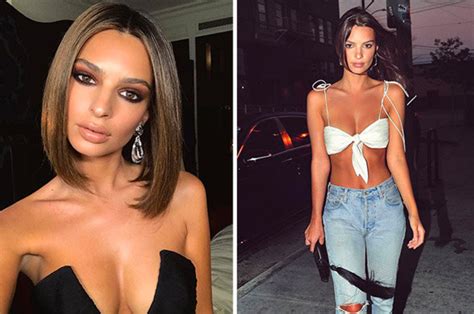 emily ratajkowski slams magazine for shrinking boobs and lips daily star