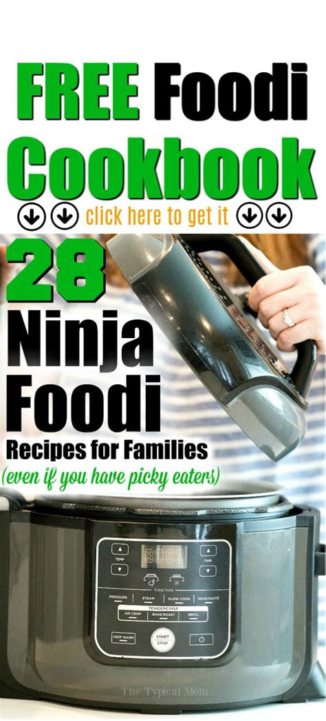 Free Printable Ninja Foodi Cookbook in 2020 | Ninja