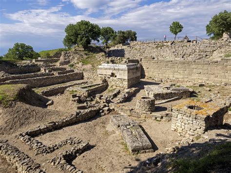 land  legends visiting ancient sites  troy  assos  september