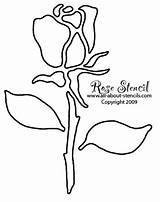 Stencil Stencils Printable Rose Flower Patterns Print Drawing Valentine Designs Airbrush Tattoo Stenciling Painting Easy Flowers Pattern Cool Brush Tribal sketch template