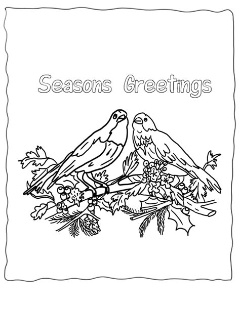 printable christmas coloring pages birds  wonderweirded wildlifecom