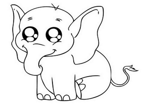 printable cute animal coloring pages
