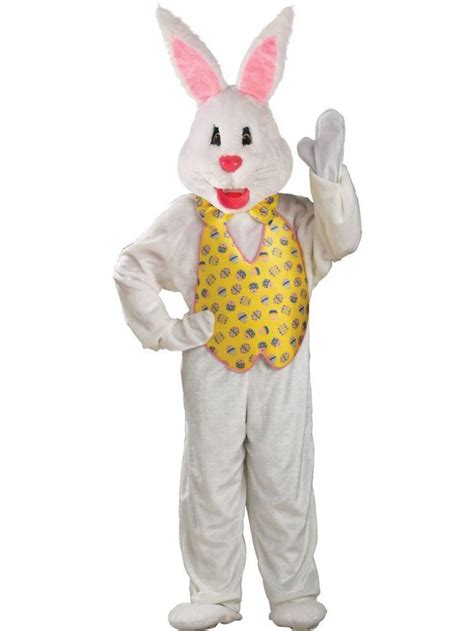 easter bunny deluxe premium plush rabbit adult mascot