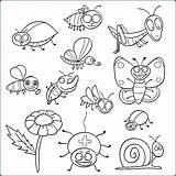 Coloring Insect Pages Insects Color Colouring Bugs Pdf Kids Printable Preschool Garden Colorir Getdrawings Para Sheets Book Print Zini Páginas sketch template
