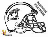 Coloring Football Pages Helmet Panthers Nfl Carolina Helmets Print Printable Player Panther Clip Broncos Kids Cowboys Denver Color Tennessee Drawings sketch template