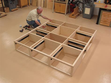 bed frame  drawers  plans work bench tool