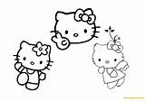 Hello Kitty Pages Friends Her Coloring Two Color Coloringpagesonly Printable sketch template