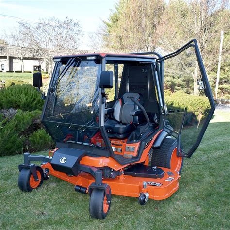 curtis industries premium ac cab  kubota zd   lawn mower tractor tractor mower
