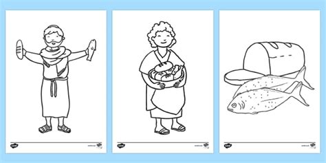 fishes  loaves coloring page gif colorist