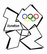 Londen Kleurplaat Spelen Olympische Jo Logo2012 Flevoland Olympisch Kleuren sketch template