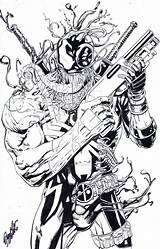 Venom Venompool Symbiote Colouring Carnage Deadpool Symbiotes Marvel Img00 Sketches sketch template