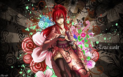 erza scarlet wallpapers wallpaper cave