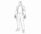 Resident Evil Coloring Leon Kennedy Pages Printable Getdrawings Bw Character Getcolorings Skill sketch template