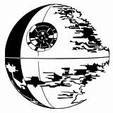 Star Death Line Drawing Wars Vinyl Getdrawings Car sketch template