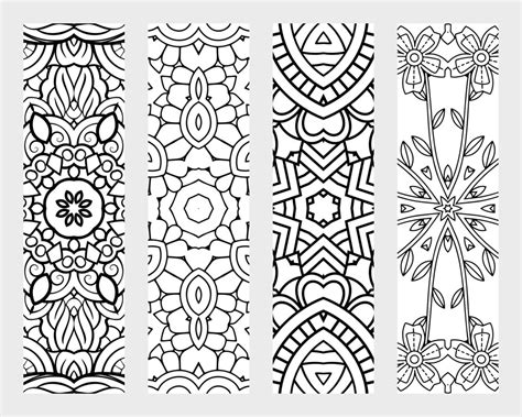 flowers coloring pages    printable bookmarks  color