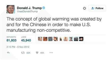 trump didn t delete his tweet calling global warming a chinese hoax