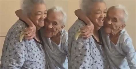 heartwarming video of 103 year old woman and her 87 year old daughter