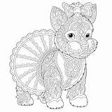 Pomeranian Symbole Nouvel Chien Chinois Papiers Peints Myloview Garder Plus sketch template