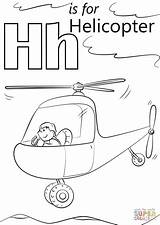 Preschool Cloverbud Supercoloring Letters Helicopters sketch template