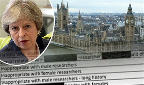 Tory Sex Scandal Dossier Accuses 36 Conservative S Of Sexual