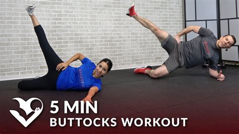 5 Min Buttocks Workout For Men And Women 5 Minute Butt