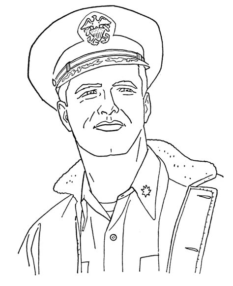 bluebonkers armed forces day coloring page sheets navy officer world