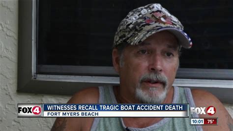 witnesses recall moment woman dies by boat propeller youtube