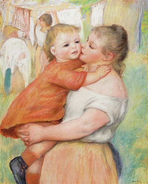 mother  child  painting  pierre auguste renoir fine art america