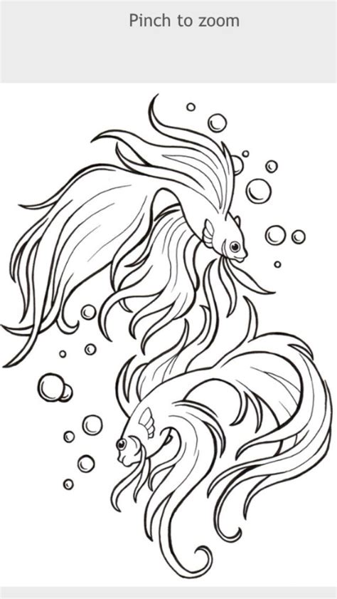 pisces idea fish coloring page fish drawings coloring pages