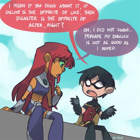 Starfire And Young Justice Robin Teen Tintatis Pinterest