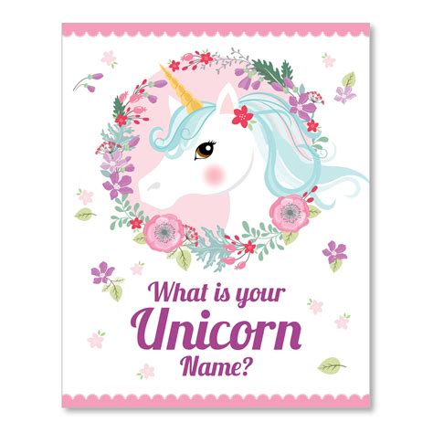 unicorn  game sign   labels whats  unicorn  game