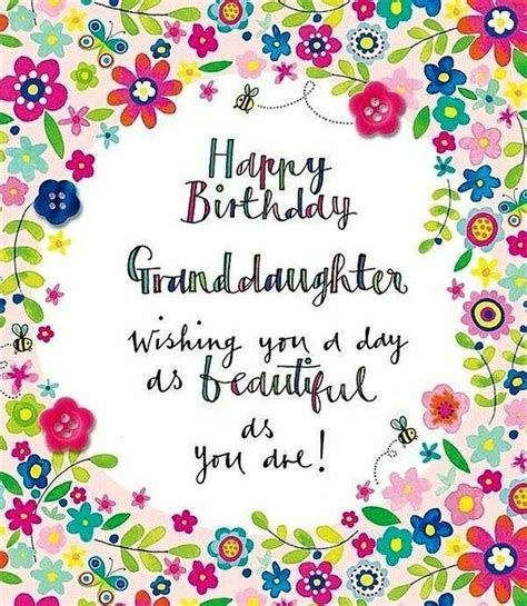 Happy Birthday Granddaughter Quotes And Wishes