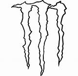 Monster Para Pintar Dibujo Energy sketch template