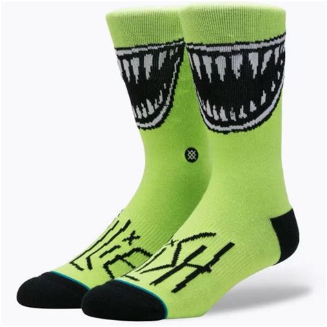 buy billie eilishs neon stance socks     style