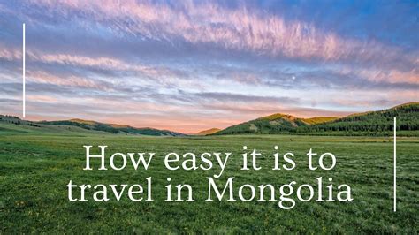 How Easy It Is To Travel In Mongolia Mongolia Tours