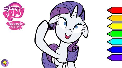 mlp   pony coloring book mlpfim rarity coloring page mlp mane