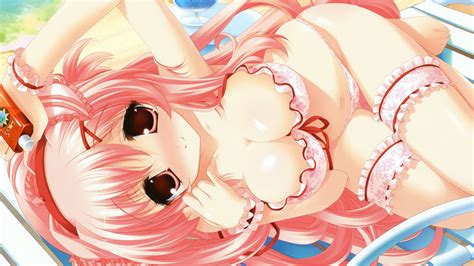 wallpaper manga cute hentai boobs posing desktop wallpaper fantasy girls id 30692