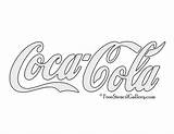 Cola Coca Logo Stencil Printable Stencils Para Coloring Pepsi Template Pages Coke Logos Imagen Cricut Freestencilgallery Da Templates Ausmalen Imagenes sketch template