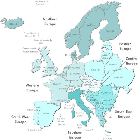 clipart map  europe