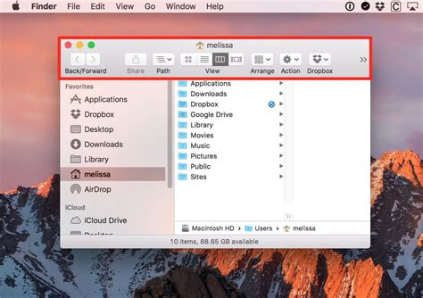 customize toolbars   mac apps