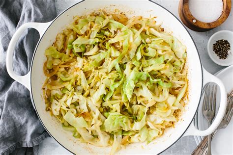 sauteed cabbage easy healthy downshiftology