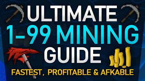 osrs ultimate   mining guide fastestprofitableafkable methods youtube