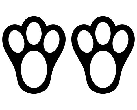 rabbit feet svg easter bunny feet svg baby bunny svg etsy