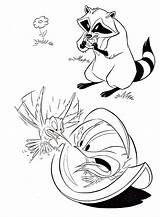 Meeko Disney Coloring Pages Flit Walt Pocahontas Fanpop Figuren Characters Background Wallpaper sketch template