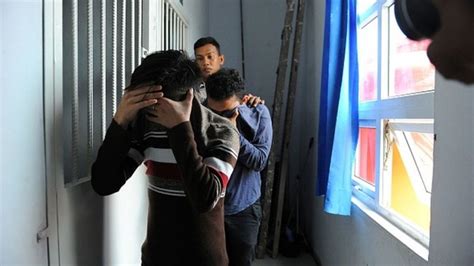 indonesia s aceh two gay men sentenced to 85 lashes bbc