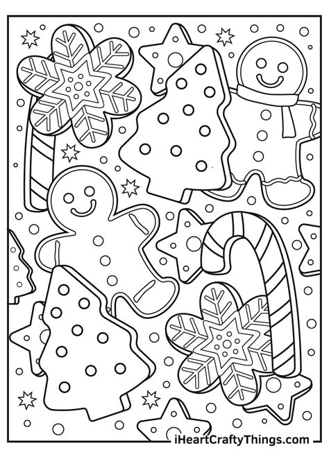 christmas gingerbread coloring pages updated