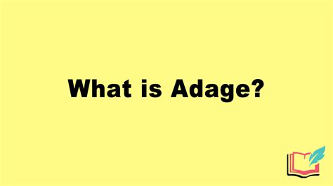 adage definition examples  literary adages woodhead