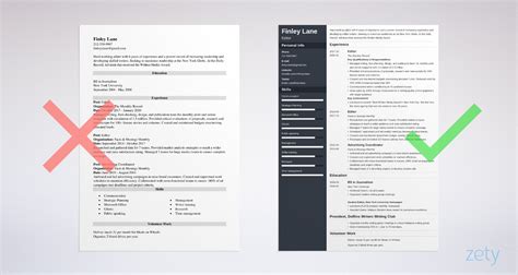 editor resume samples templates guide