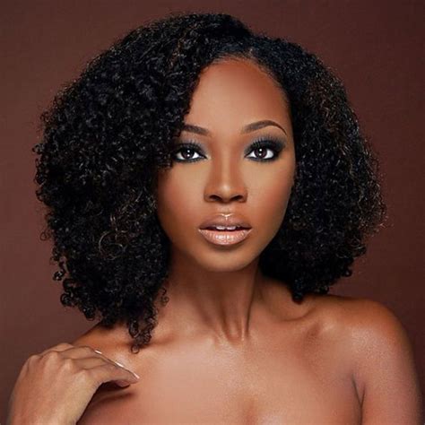100 real natural black kinky afro curly human hair wigs