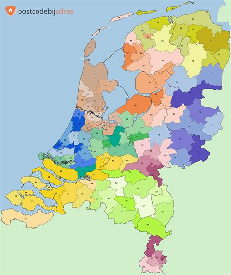 postcodes nederland postcodes  provincie postcode bij adres